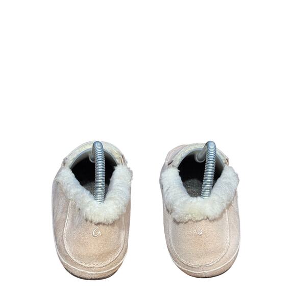 Women's Olukai leather and shearling slippers size 7 - Picture 3 of 6